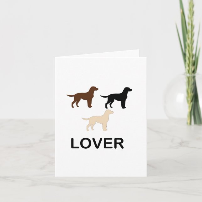 LR lover all colours silhouettes Card (Front)