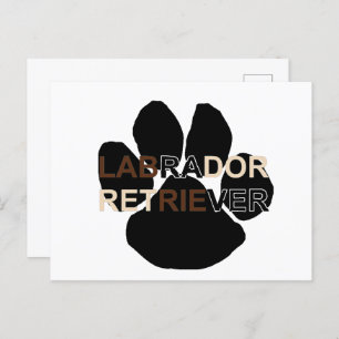 LR name paw Postcard