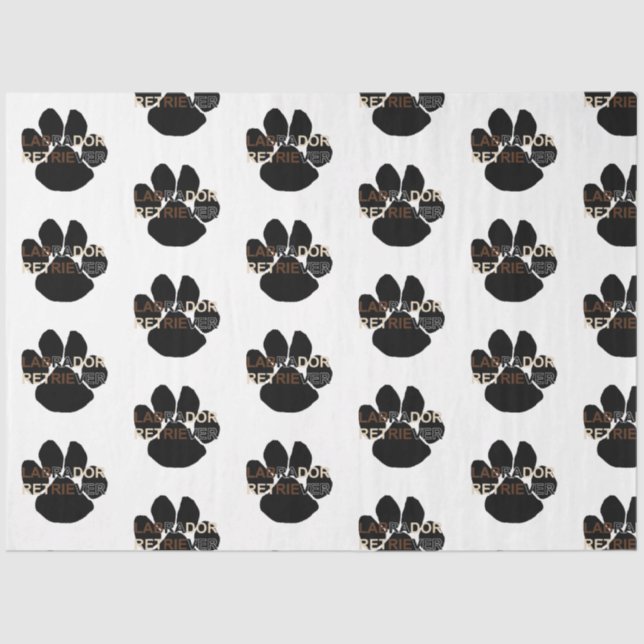 LR name paw Tissue Paper (Front)