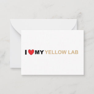 LR yellow lab Card