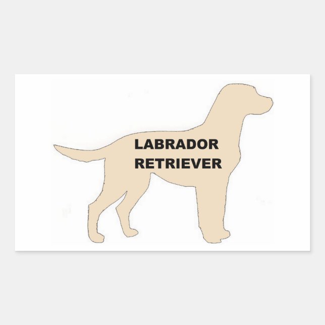 LR yellow name silhouette Rectangular Sticker (Front)