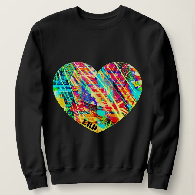 LRD Heart Patch Basic Sweatshirt (Design Front)