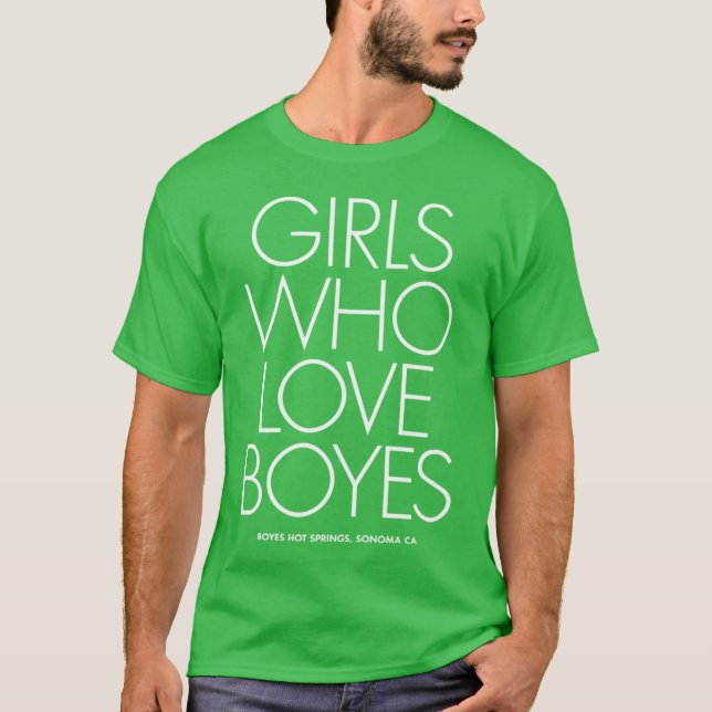 LS WHO LOVE BOYES T-Shirt (Front)