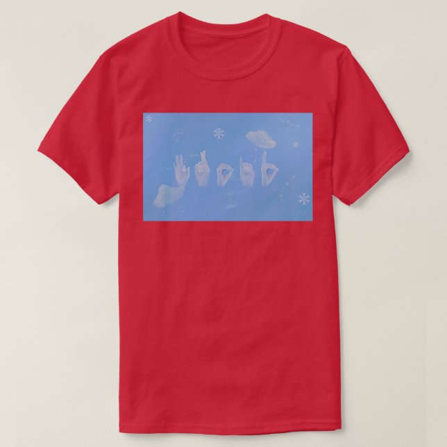LSF Dactylology Cold T-Shirt (Design Front)