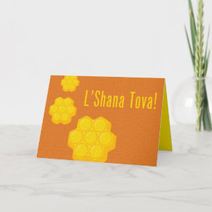 L'Shana Tova Honeycombs Holiday Card