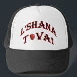 L'Shana Tova! Trucker Hat<br><div class="desc">The Yehudis L Store has created hundreds of Jewish products and is constantly expanding.  Tell your friends and send them our link:  http://www.zazzle.com/YehudisL*</div>