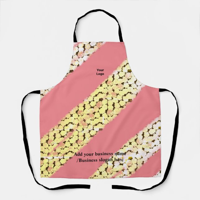 LSimple elegant custom logo here company    Apron (Front)