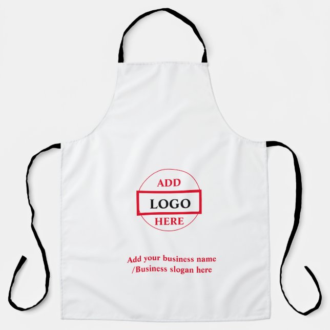 LSimple elegant custom logo here company    Apron (Front)