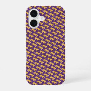 LSU Tigers iPhone 16 Case - Purple & Gold Case