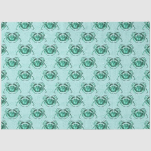 Lt Blue and Gold Nautical Series Design 15 Tissue Paper