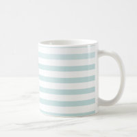 Lt. Blue and White Horizontal Stripe