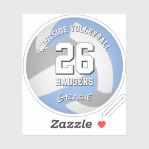 lt blue grey volleyball club colours athlete name 