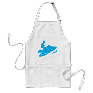 LT-Blue-Snowmobiler Standard Apron