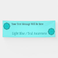 Lt Blue/Teal Flower Ribbon by Kenneth Yoncich