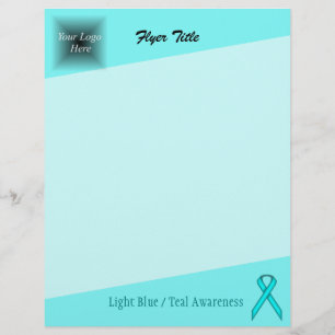 Lt Blue / Teal Standard Ribbon by Kenneth Yoncich Flyer