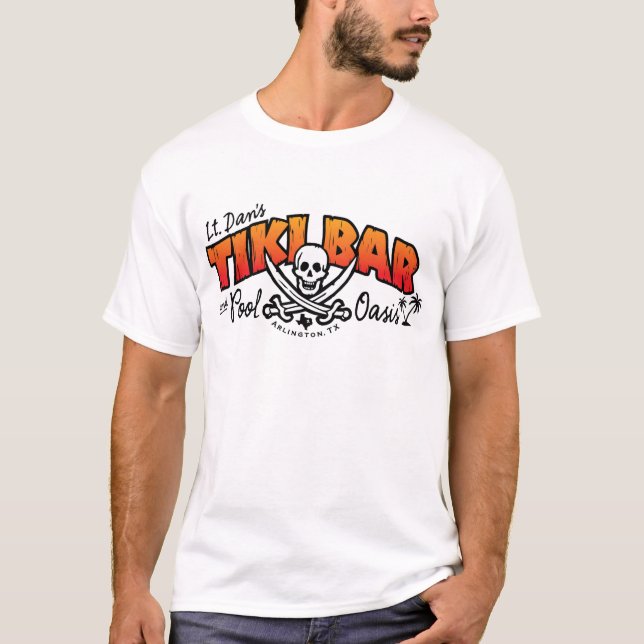 Lt. Dan's Tiki Bar & Pool Oasis Merchandise T-Shirt (Front)