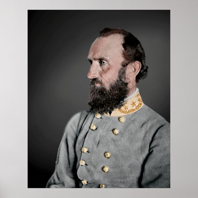 Lt. General Thomas (Stonewall) Jackson Poster (Front)