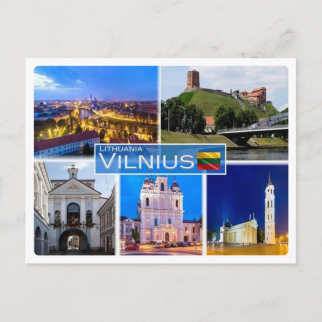 LT Lithuania - Vilnius - Postcard (Front)