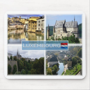 LU Luxembourg - Alzette - Mouse Pad