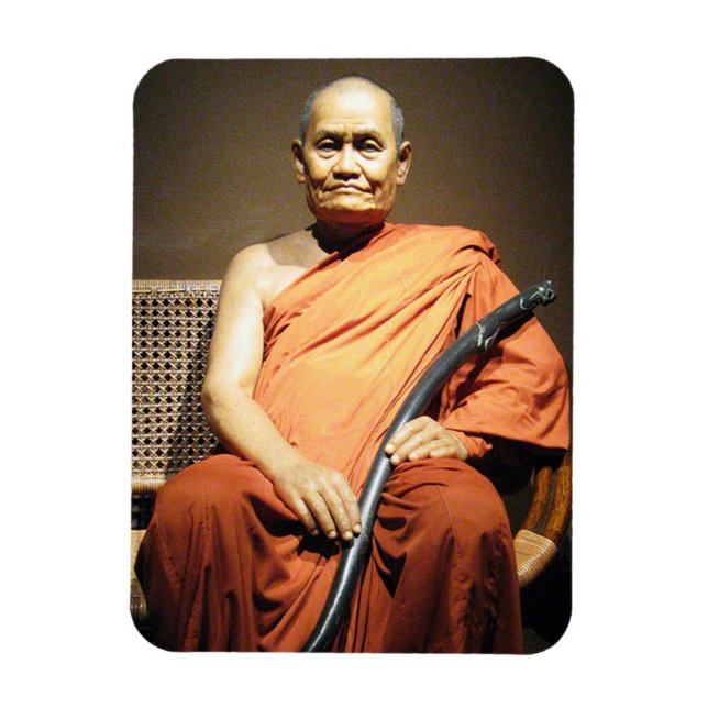 Luang Poo Cha Subhaddho ... Buddhist Monk Magnet (Vertical)