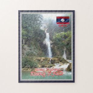 Luang Prabang - Kuang Si Falls - Laos - Jigsaw Puzzle