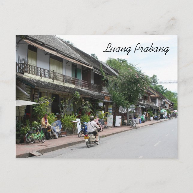 luang street postcard (Front)