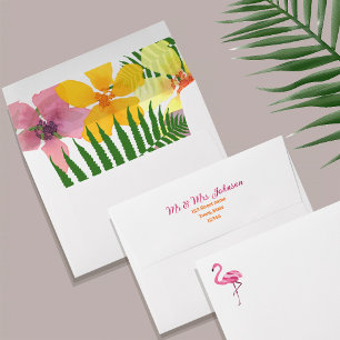 Luau Engagement Envelope