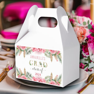 Luau Graduation Class Of 2024 Floral Favour Box
