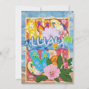 Luau Invitation by SRF