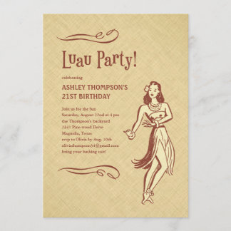 Luau Invitations