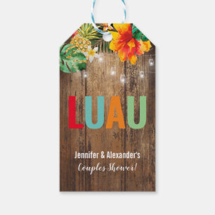 Luau Party  Gift Tags