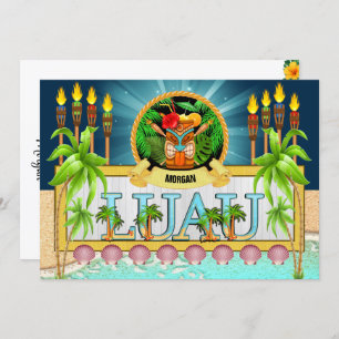 LUAU - See Back - Invitation