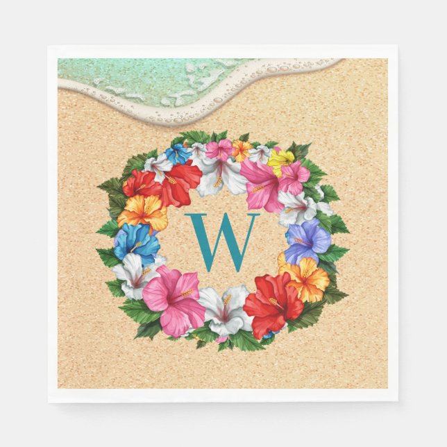 LUAU Theme  Napkin (Front)