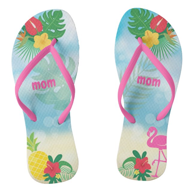 Luau Tropical Theme Jandals (Footbed)