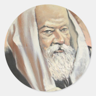 LUBAVITCHER REBBE CLASSIC ROUND STICKER