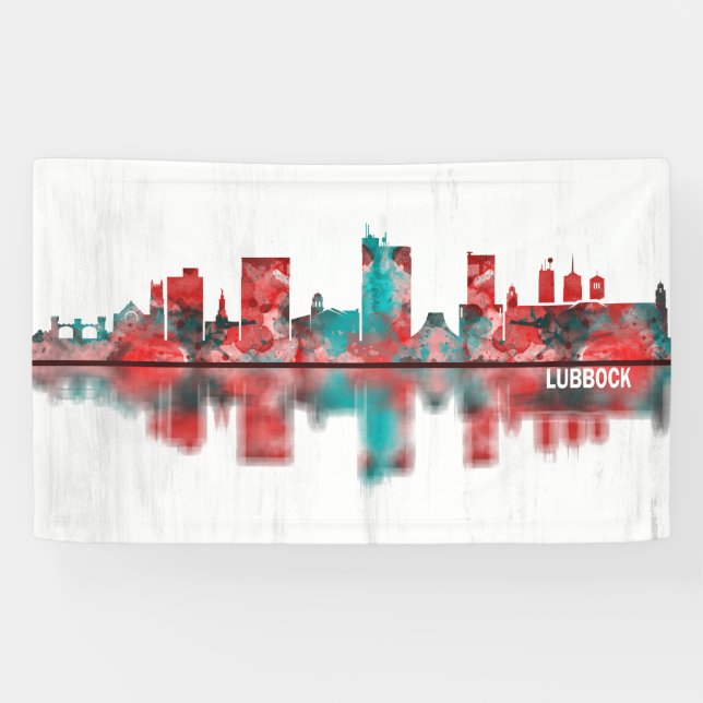 Lubbock Skyline Banner (Horizontal)