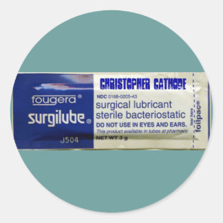Lube, christopher cathode classic round sticker