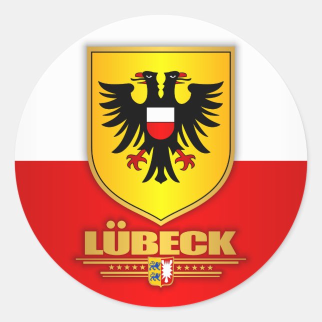 Lubeck Classic Round Sticker (Front)