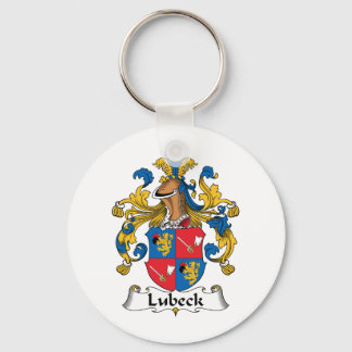 Lubeck Family Crest Key Ring