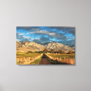 Lubken Canyon Road Canvas Print