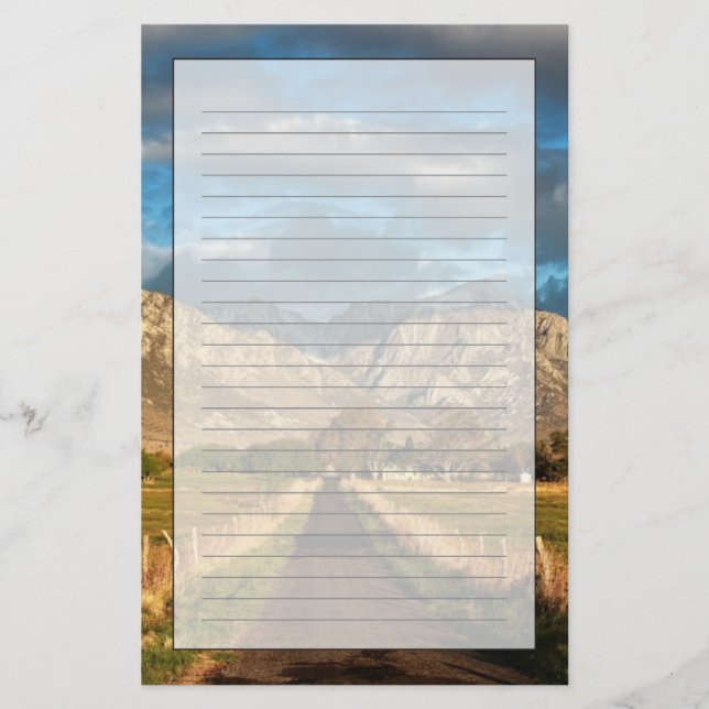 Lubken Canyon Road Stationery (Front)