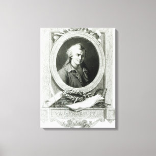 Luc de Clapiers  Marquis of Vauvenargues Canvas Print