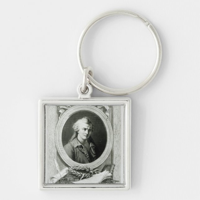 Luc de Clapiers  Marquis of Vauvenargues Key Ring (Front)