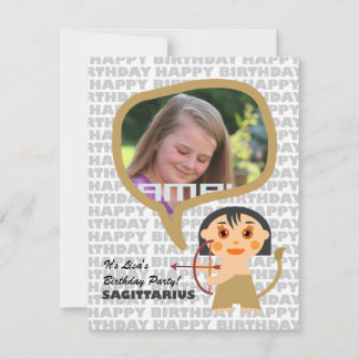 Luca Kids Party Invitation with photo