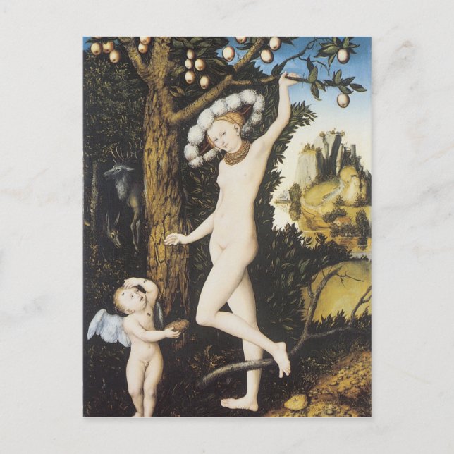 Lucas Cranach the Elder 1530s Postcard (Front)