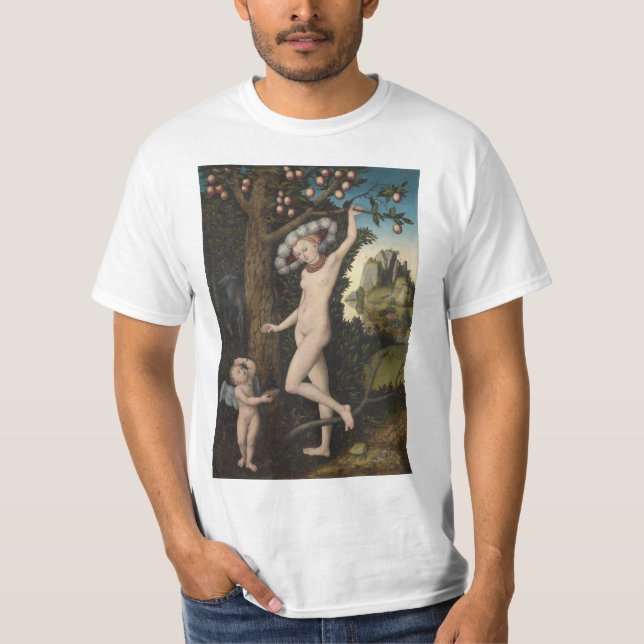Lucas Cranach The Elder - Cupid Complaining T-Shirt (Front)