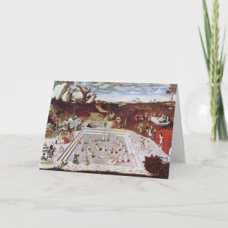 Lucas Cranach the Elder- The Fountain Of Youth Card