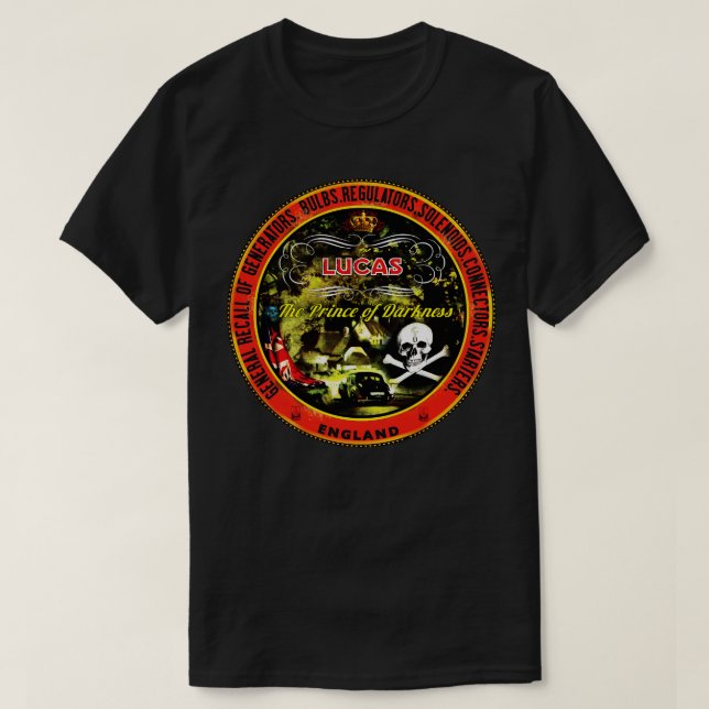 Lucas electronics England T-Shirt (Design Front)