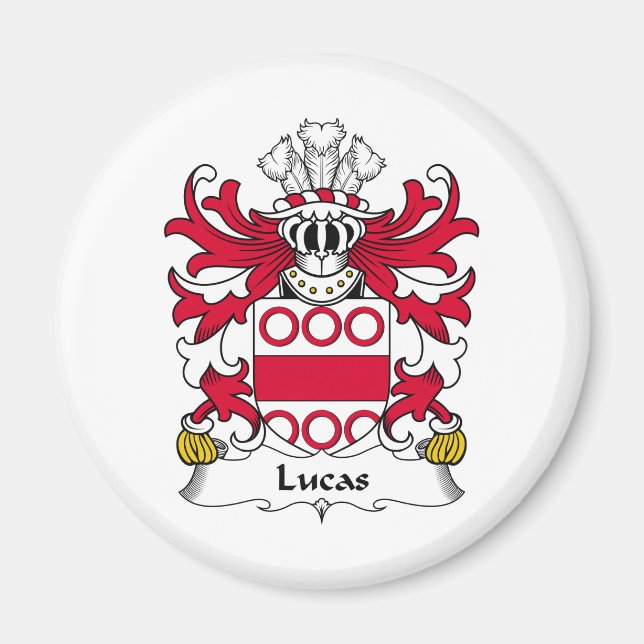 Lucas Family Crest Magnet (Front)
