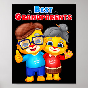 Lucas Family _ Grandma And Grandpa, The Best Grand Poster
